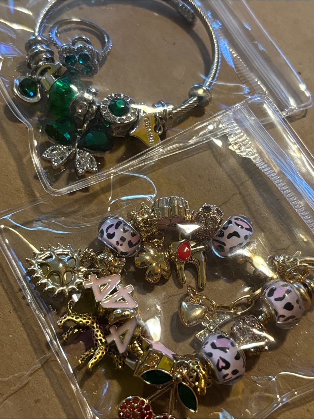 2 set Charm Bracelets